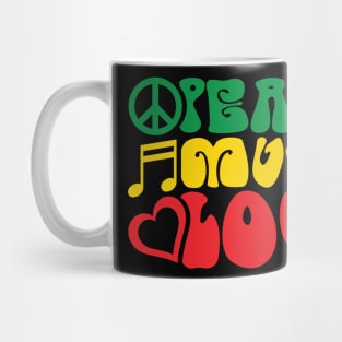 Peace Music Love Mug